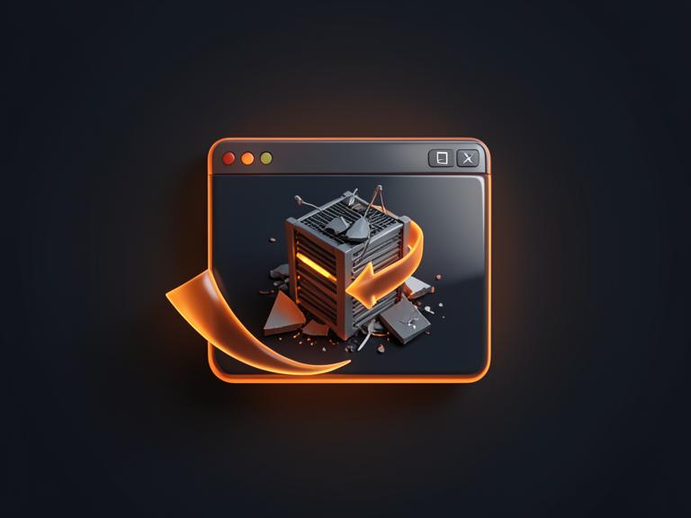 404 Error & Redirect Management — 3D product illustration