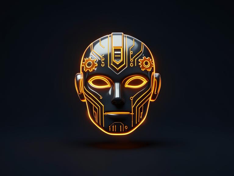 AI Automation — 3D product illustration