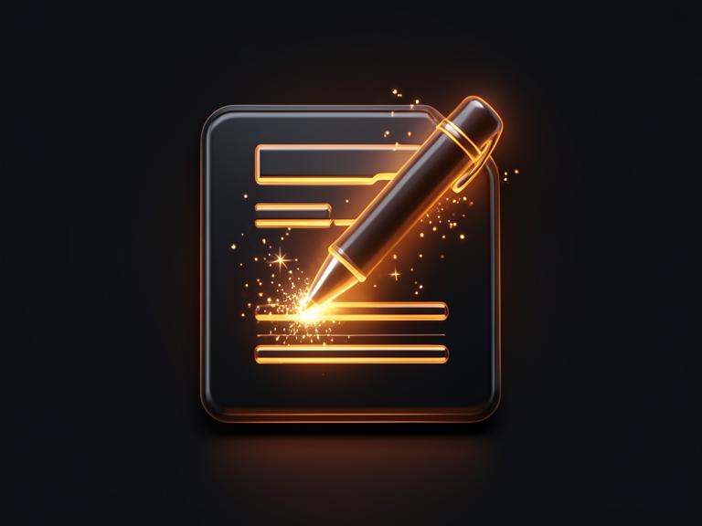 AI Content Marketing Engine — 3D product illustration