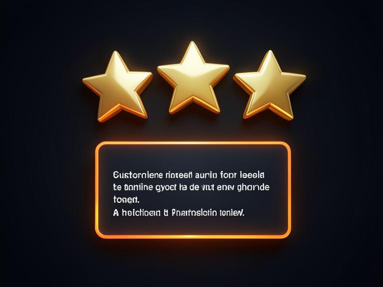 Customer Review & Social Proof System — 3D product illustration