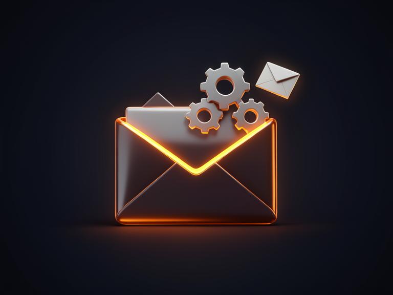 Email Marketing Automation — 3D product illustration