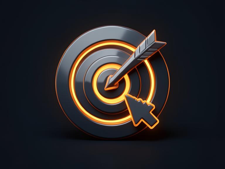 Google Ads Optimization — 3D product illustration