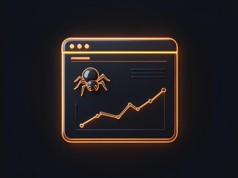 Search Console & Crawl Errors — 3D product illustration