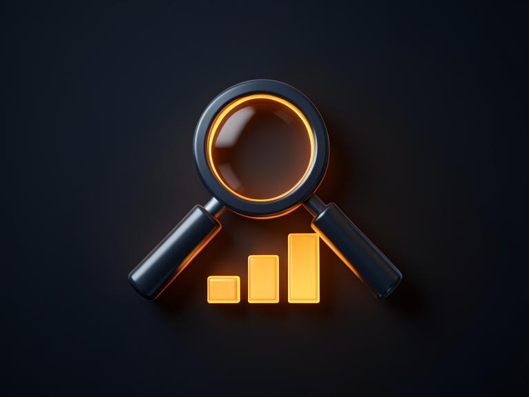Search Engine Optimization — 3D product illustration