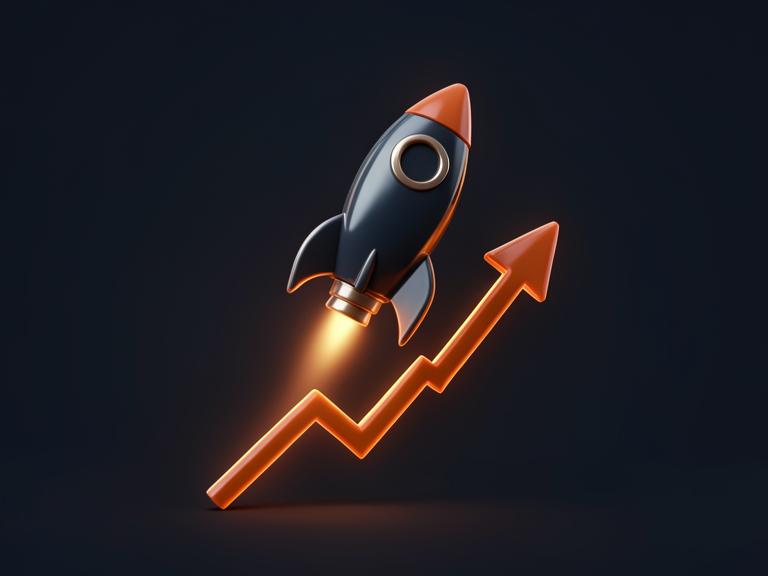 SEO Growth Accelerator — 3D product illustration