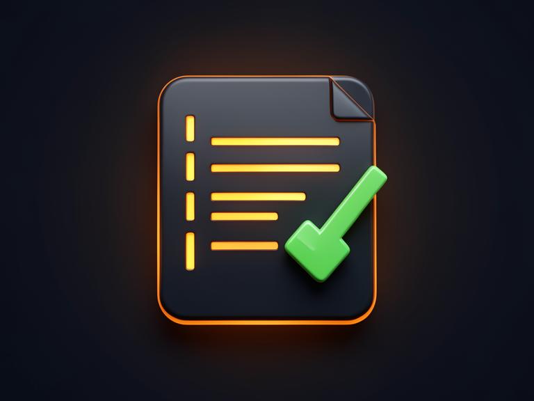 Structured Data (JSON-LD) Validation — 3D product illustration